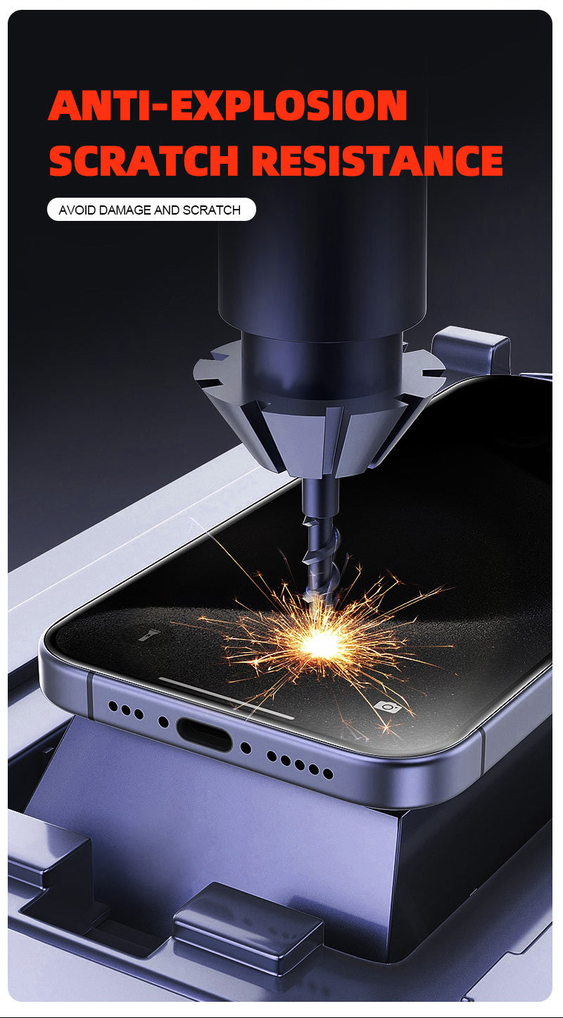 Magic-App Premium X-Gorilla 2er-Pack staubfreie Installation HD Privacy Panzerglasfolie für iPhone 17 16 15 14 Series Displayschutzfolie