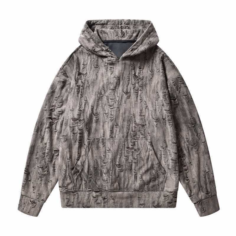 Sudadera con capucha tie-dye de moda para parejas jóvenes