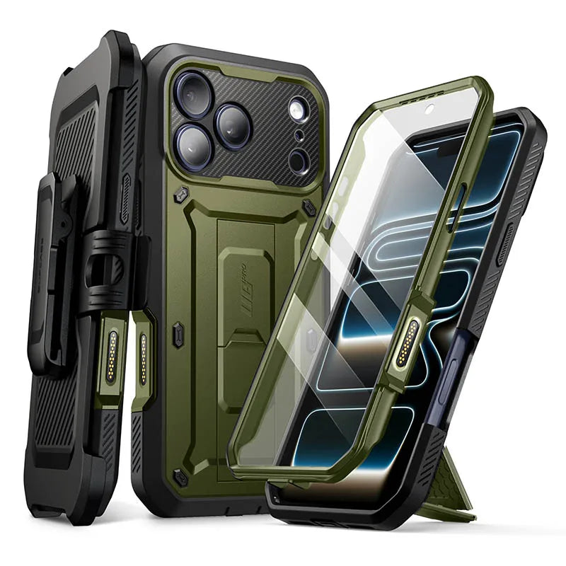 Heavy Duty SUPCASE UB Pro Case for iPhone 17 Pro Max 6.9" – Rugged Full-Body Armor Cover with Built-in Screen Protector