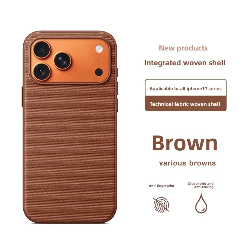 Premium Woven MagSafe Case for iPhone 11-17 Series – Magnetic Protective Cover