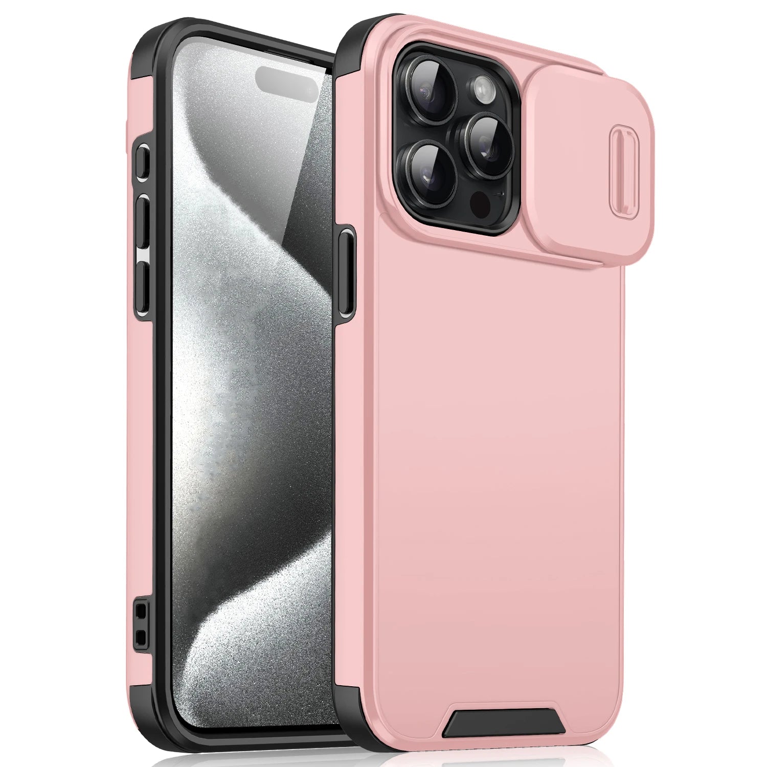 Shockproof Slide Camera Case Compatible with iPhone 11-17 Series – Full Protection Cover