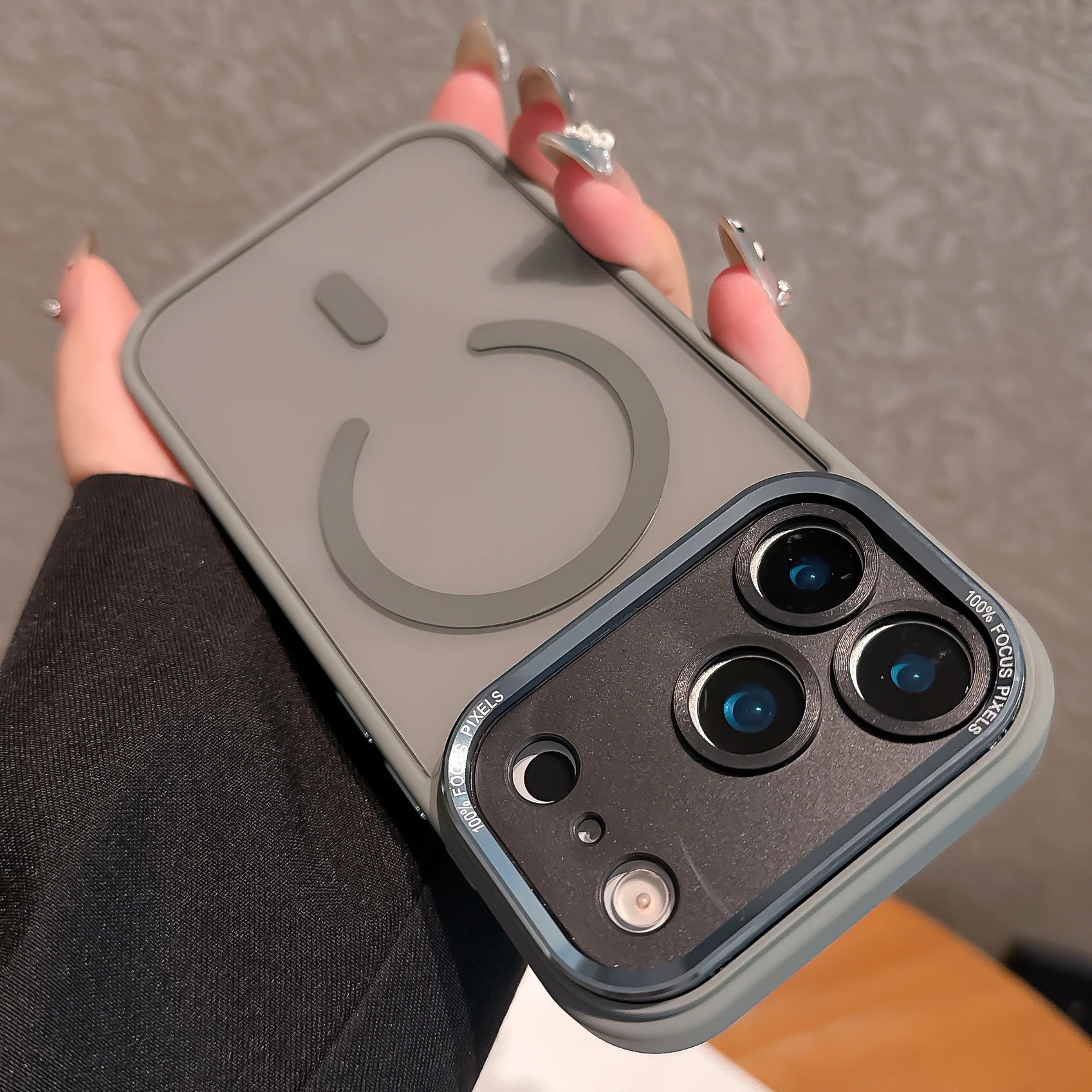 Transparent Metal Camera Bumper Case for iPhone 11–17 Series – MagSafe Compatible Magnetic Clear Protective Cover
