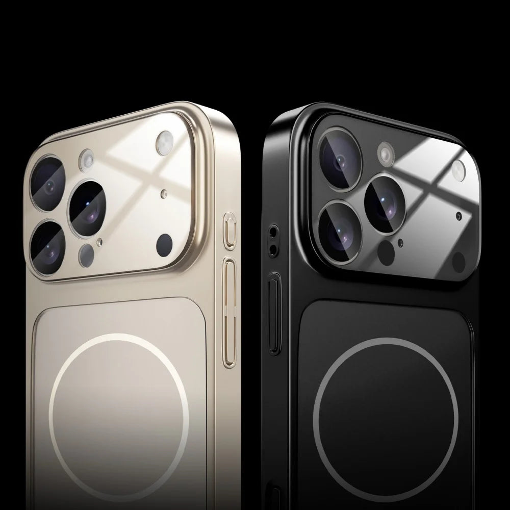 Original Nano Matte Glass Magnetic Case for iPhone 13-17 Series– MagSafe Wireless Charging Armor Cover