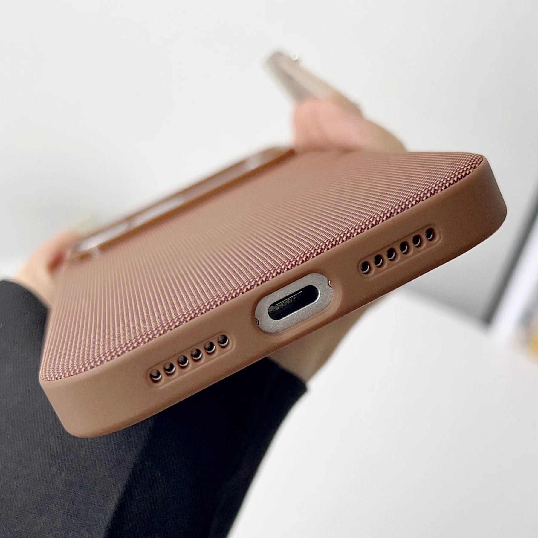 Premium Woven MagSafe Case for iPhone 11-17 Series – Magnetic Protective Cover