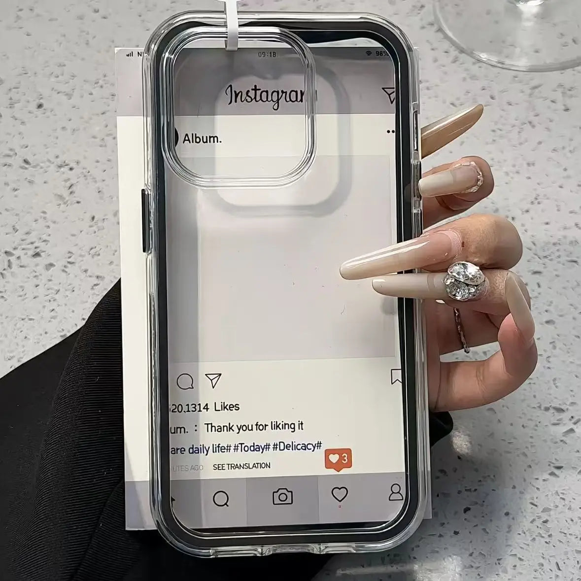 Candy Color Frame Clear Phone Case for iPhone 11–17 Series – Shockproof Acrylic Bumper Protective Cover