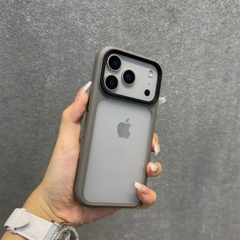 Slim Matte Camera Control Case for iPhone 17 Series – Translucent Shockproof PC + TPU Protective Cover for 17 Pro Max / 17 Pro / 17 Air