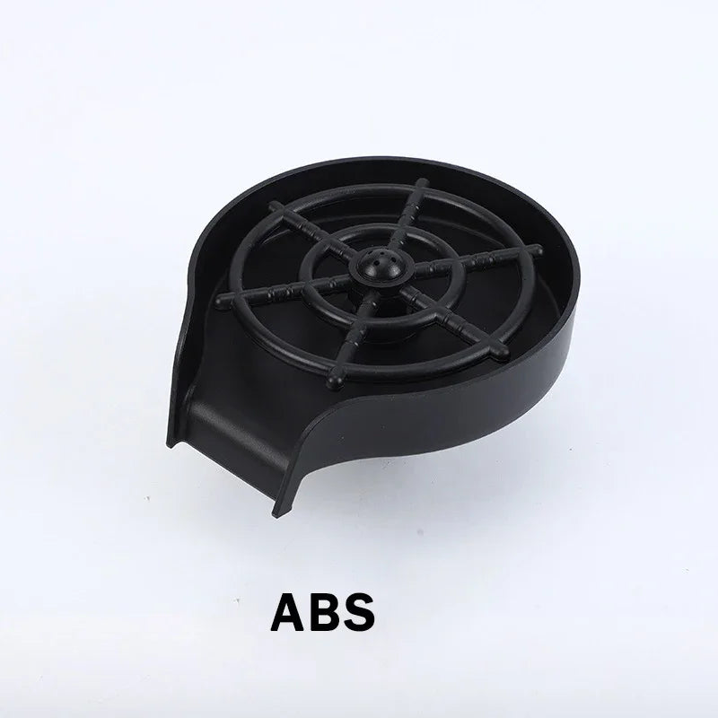 Household High Pressure Cup Washer – Automatic Push Glass Rinser for Kitchen & Coffee Bar Sinks