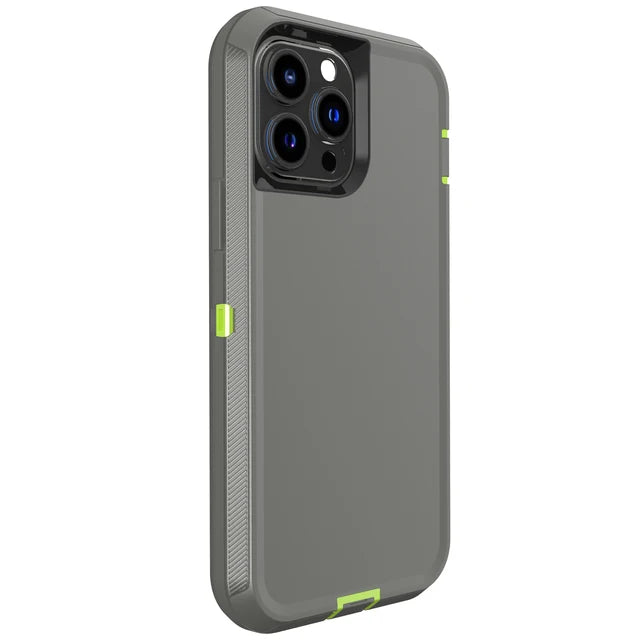 3-in-1 Heavy Duty Armor Case for iPhone 6–16 Series – Shockproof Dust-Proof Protective Cover