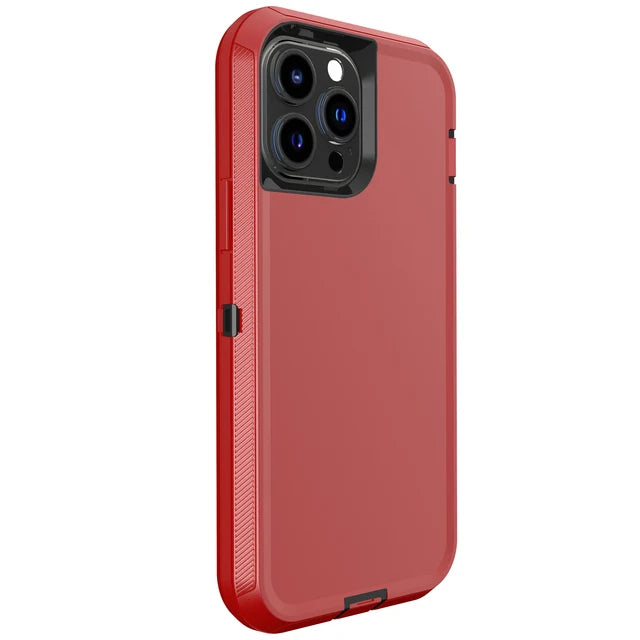 3-in-1 Heavy Duty Armor Case for iPhone 6–16 Series – Shockproof Dust-Proof Protective Cover