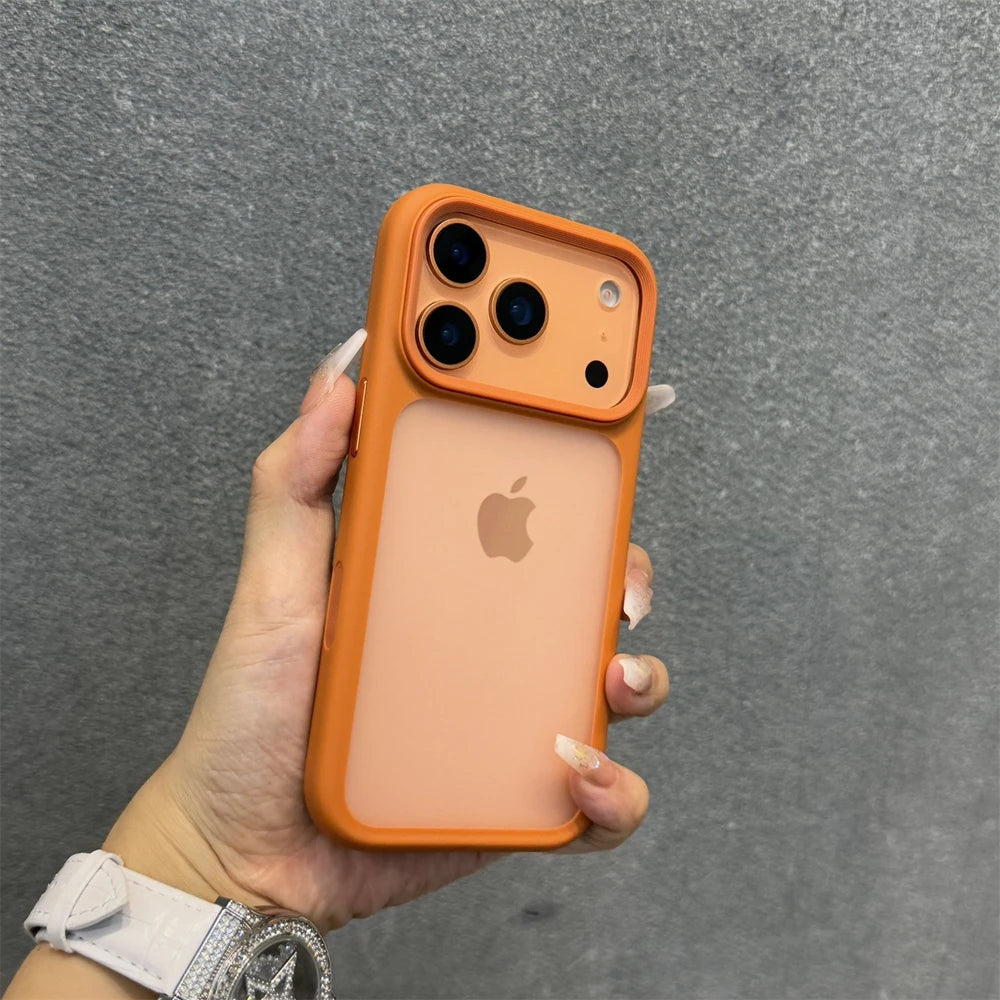 Slim Matte Camera Control Case for iPhone 17 Series – Translucent Shockproof PC + TPU Protective Cover for 17 Pro Max / 17 Pro / 17 Air