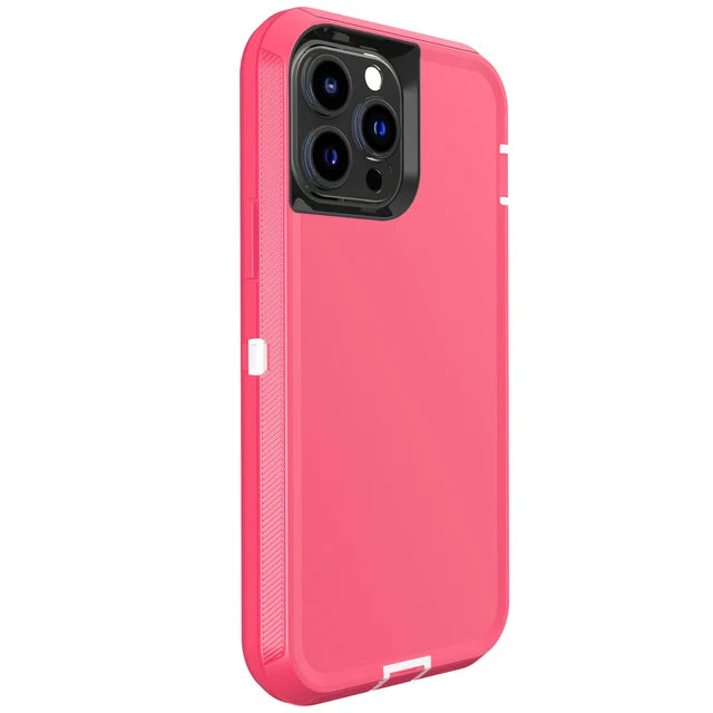 3-in-1 Heavy Duty Armor Case for iPhone 6–16 Series – Shockproof Dust-Proof Protective Cover