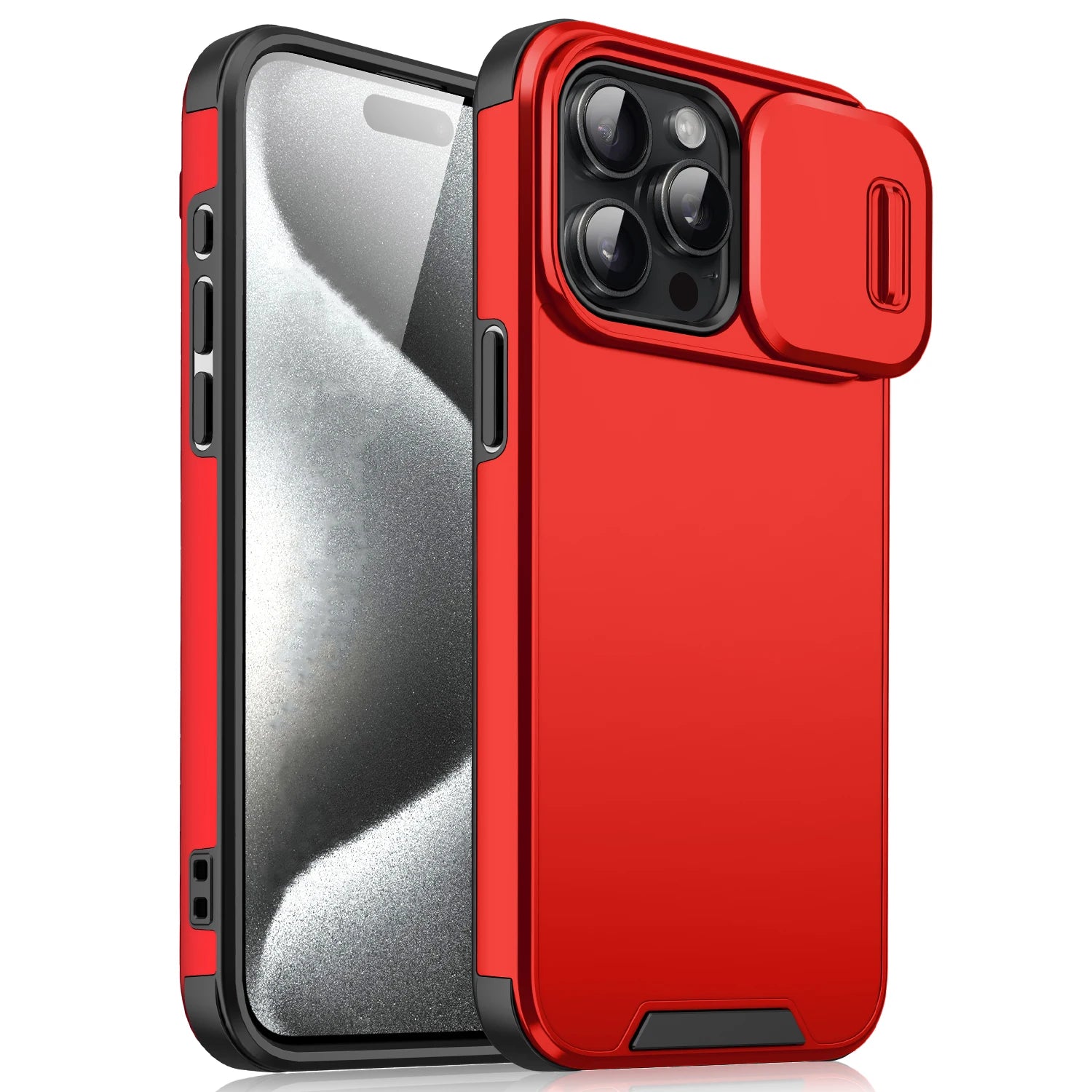 Shockproof Slide Camera Case Compatible with iPhone 11-17 Series – Full Protection Cover
