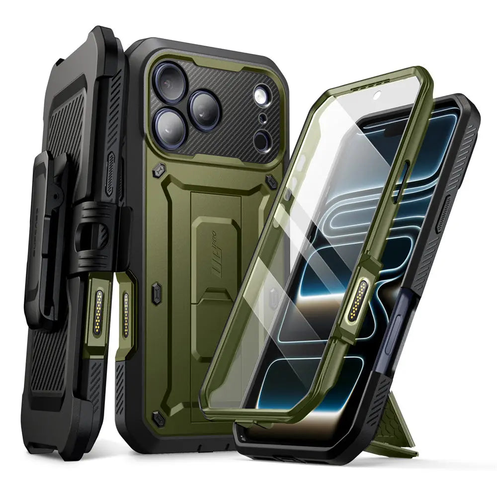 Heavy Duty SUPCASE UB Pro Case for iPhone 17 Pro Max 6.9" – Rugged Full-Body Armor Cover with Built-in Screen Protector
