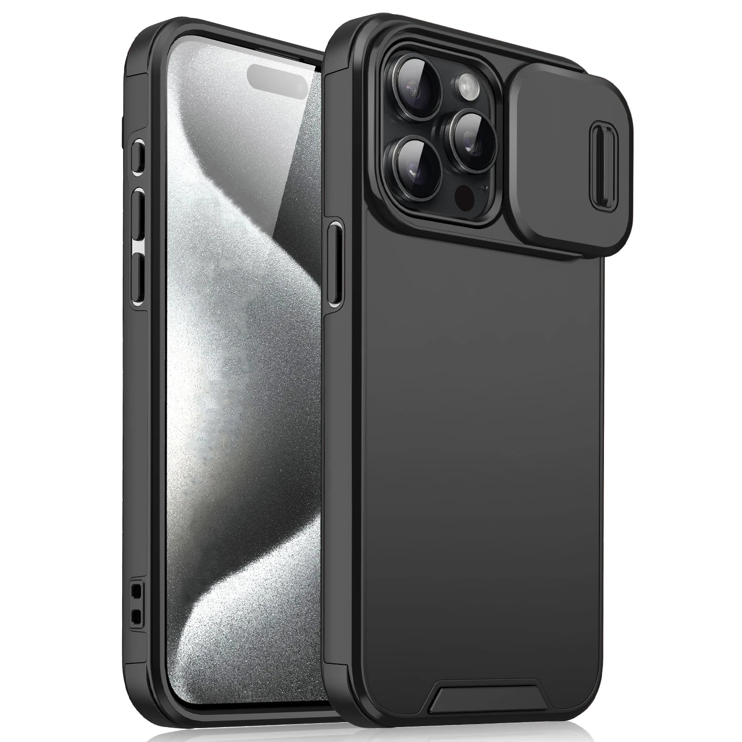 Shockproof Slide Camera Case Compatible with iPhone 11-17 Series – Full Protection Cover