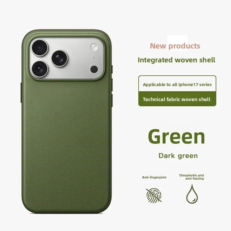 Premium Woven MagSafe Case for iPhone 11-17 Series – Magnetic Protective Cover