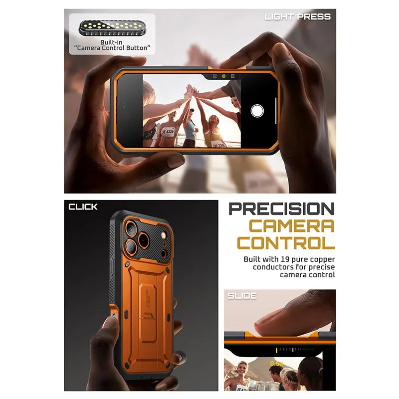 Heavy Duty SUPCASE UB Pro Case for iPhone 17 Pro Max 6.9" – Rugged Full-Body Armor Cover with Built-in Screen Protector