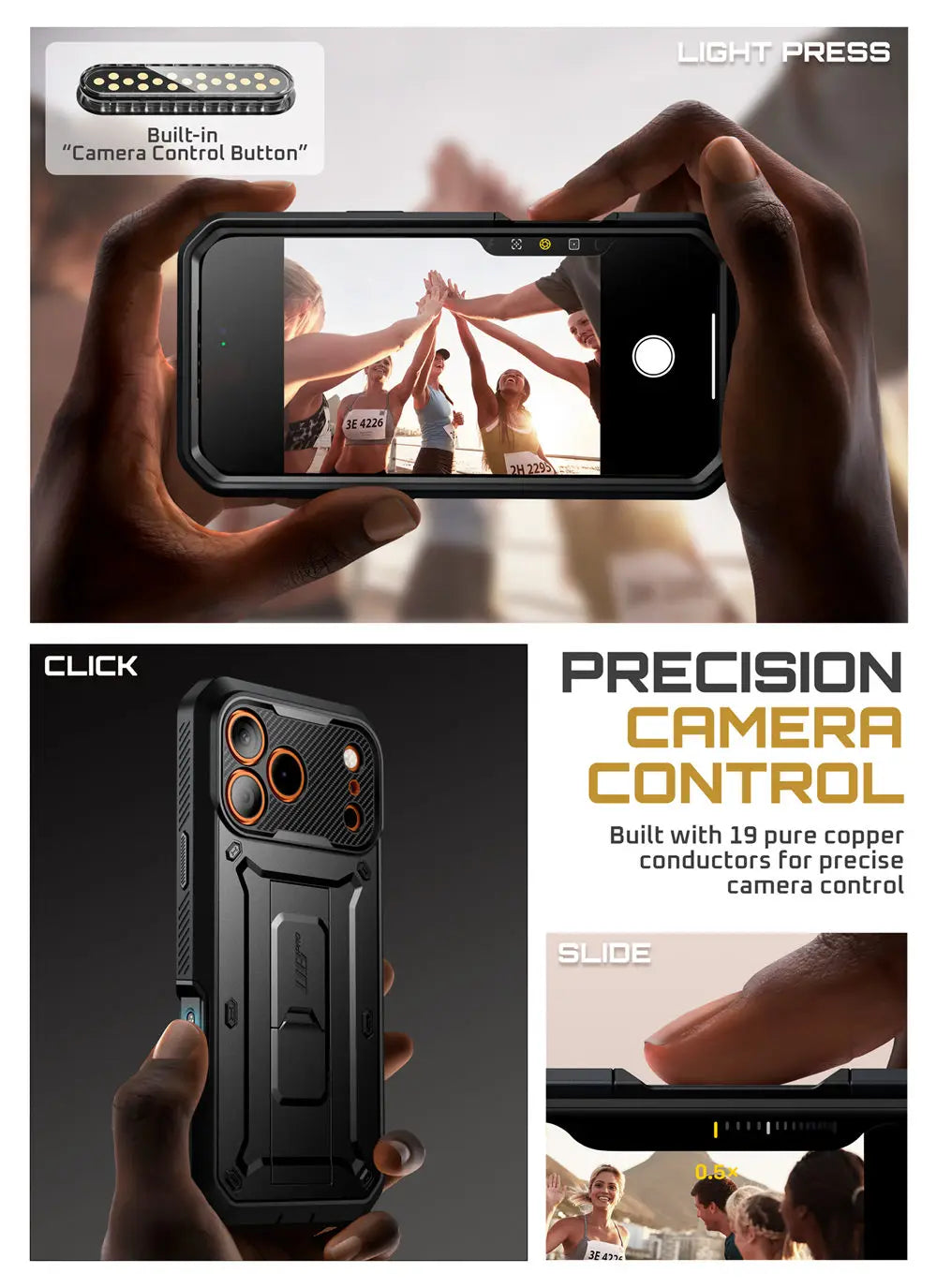 Heavy Duty SUPCASE UB Pro Case for iPhone 17 Pro Max 6.9" – Rugged Full-Body Armor Cover with Built-in Screen Protector