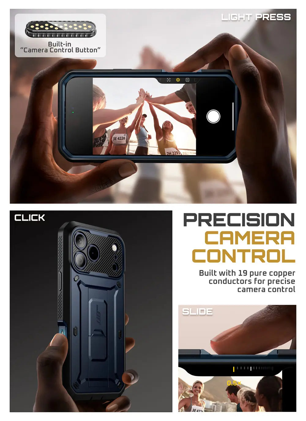 Heavy Duty SUPCASE UB Pro Case for iPhone 17 Pro Max 6.9" – Rugged Full-Body Armor Cover with Built-in Screen Protector