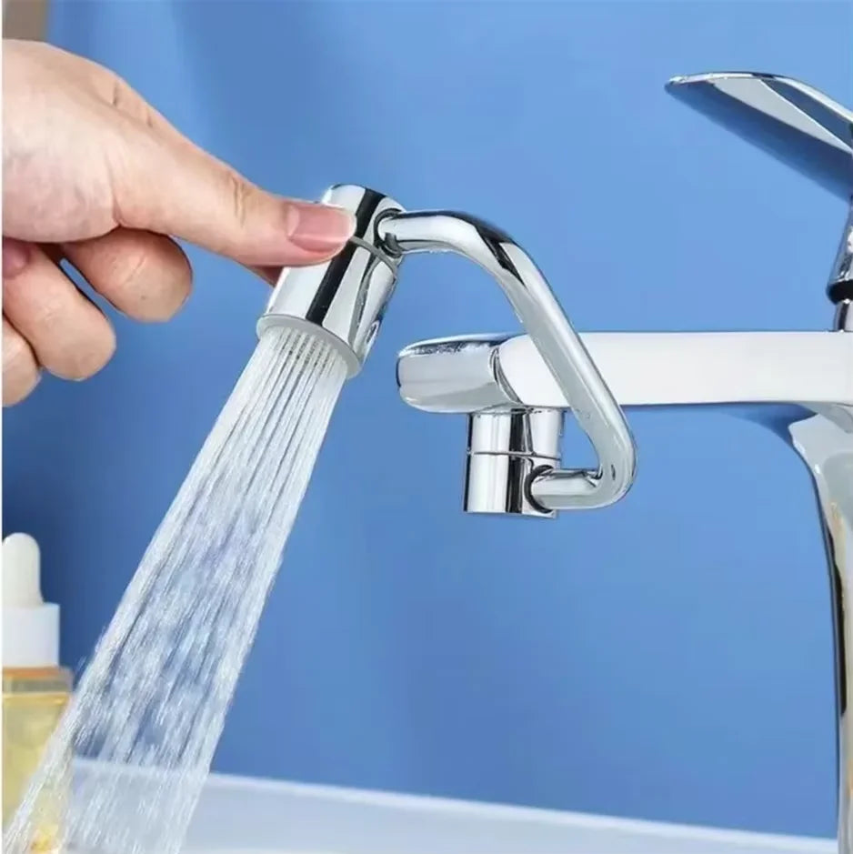 1080° Rotating Faucet Extender – Splash-Proof Stainless Steel Tap Attachment