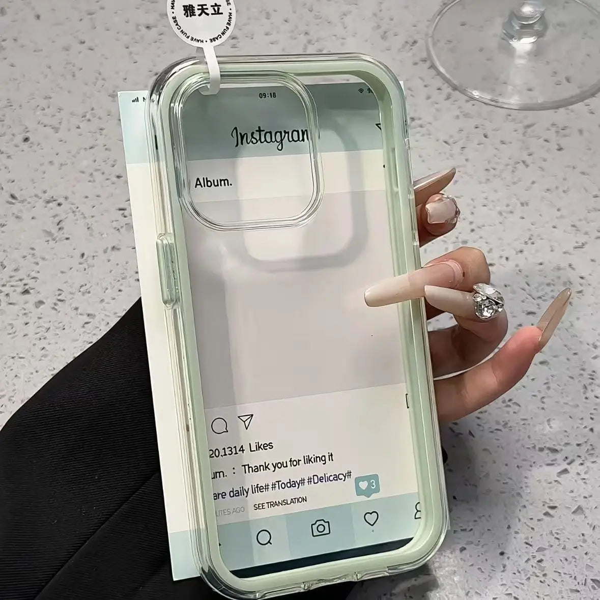 Candy Color Frame Clear Phone Case for iPhone 11–17 Series – Shockproof Acrylic Bumper Protective Cover