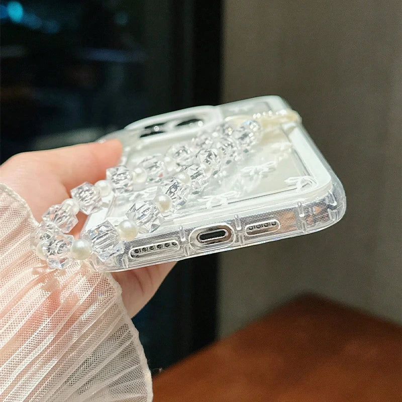 Lovely Bowknot Clear Phone Case for iPhone 7–17 Series – Fashion Transparent Soft Protective Cover