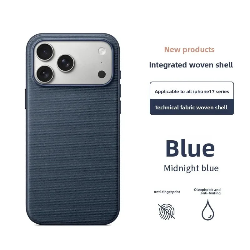 Premium Woven MagSafe Case for iPhone 11-17 Series – Magnetic Protective Cover