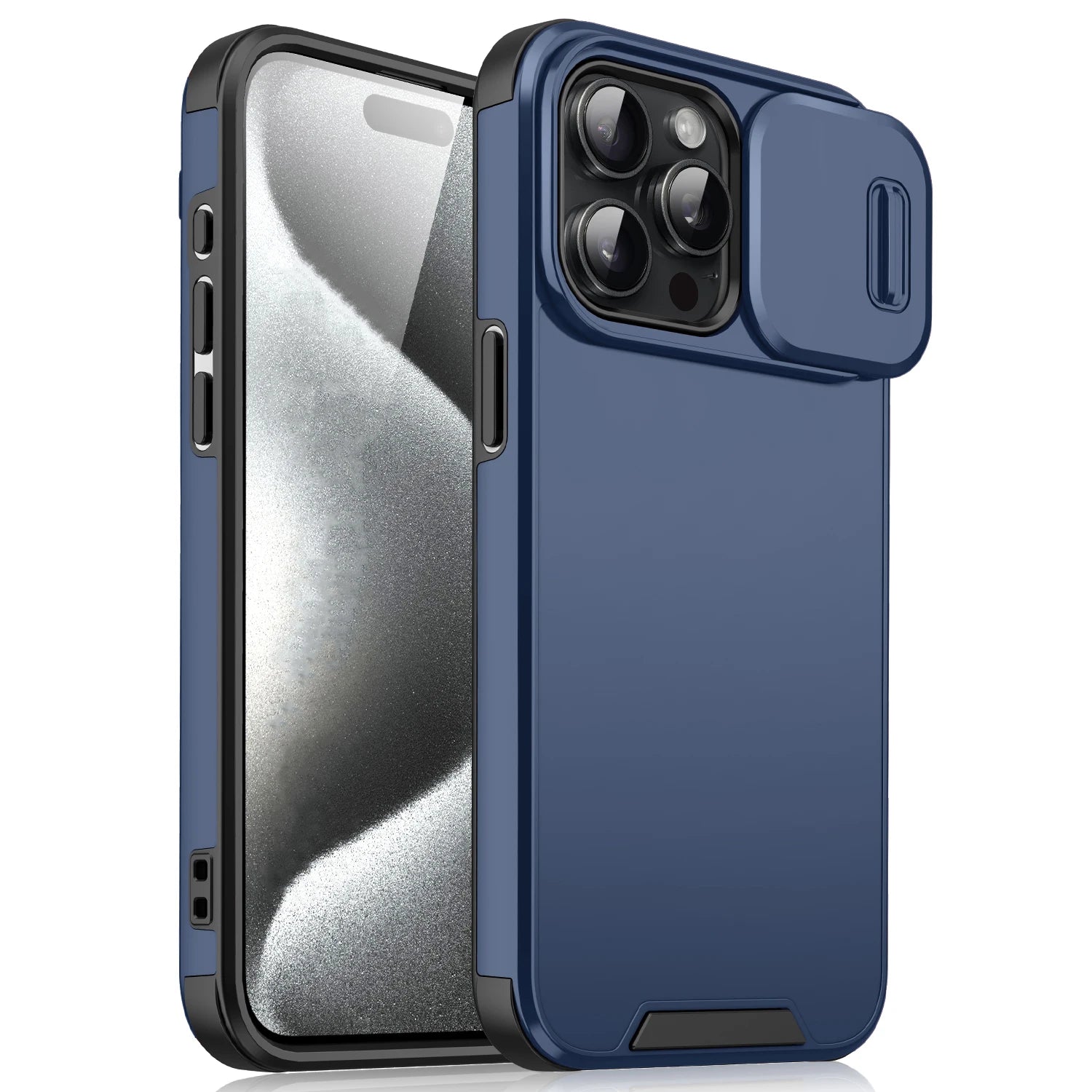 Shockproof Slide Camera Case Compatible with iPhone 11-17 Series – Full Protection Cover