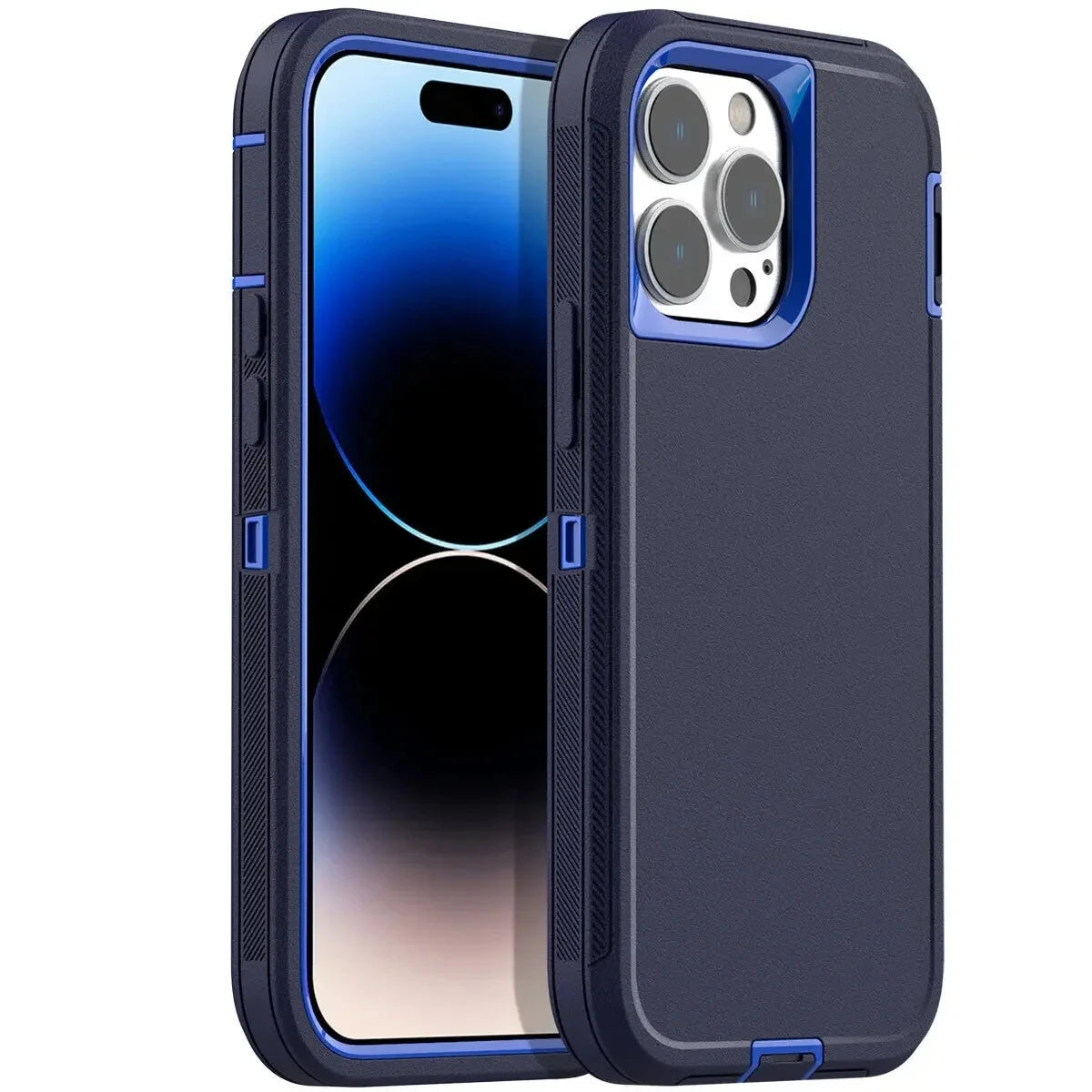 3-in-1 Heavy Duty Armor Case for iPhone 6–16 Series – Shockproof Dust-Proof Protective Cover