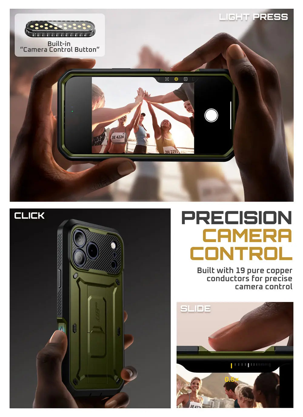 Heavy Duty SUPCASE UB Pro Case for iPhone 17 Pro Max 6.9" – Rugged Full-Body Armor Cover with Built-in Screen Protector