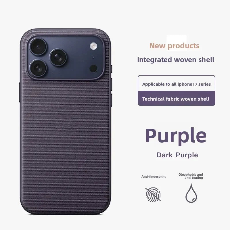 Premium Woven MagSafe Case for iPhone 11-17 Series – Magnetic Protective Cover