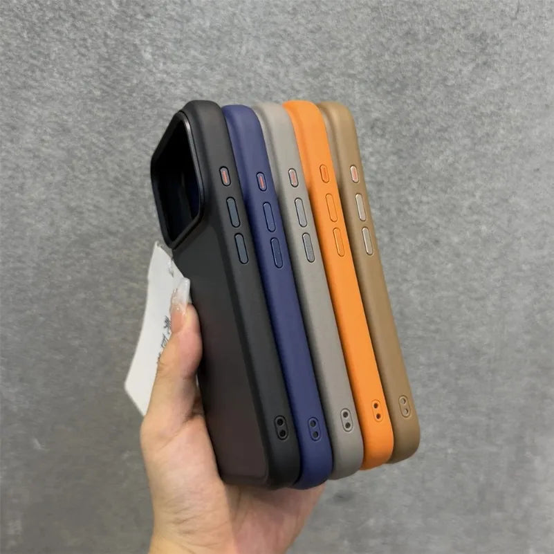 Slim Matte Camera Control Case for iPhone 17 Series – Translucent Shockproof PC + TPU Protective Cover for 17 Pro Max / 17 Pro / 17 Air