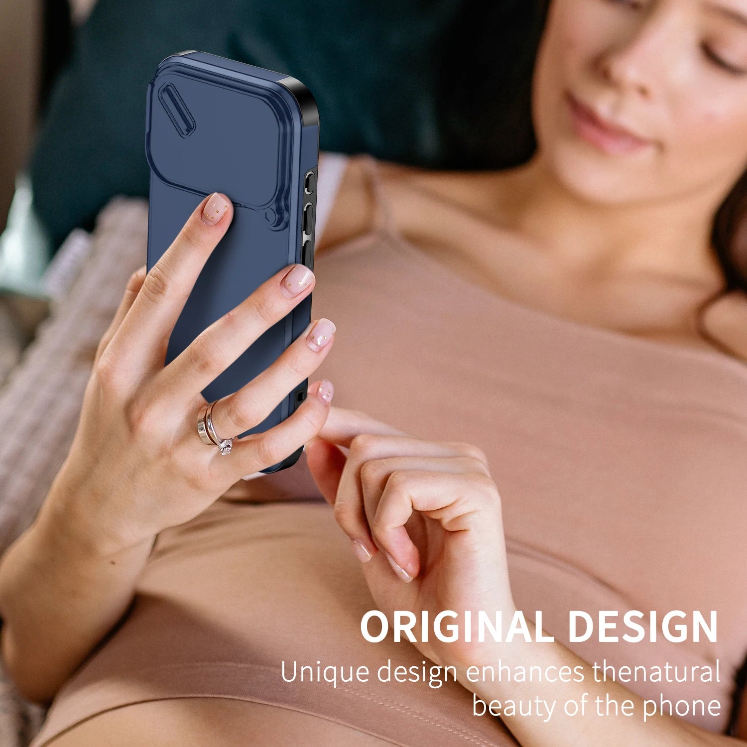 Shockproof Slide Camera Case Compatible with iPhone 11-17 Series – Full Protection Cover