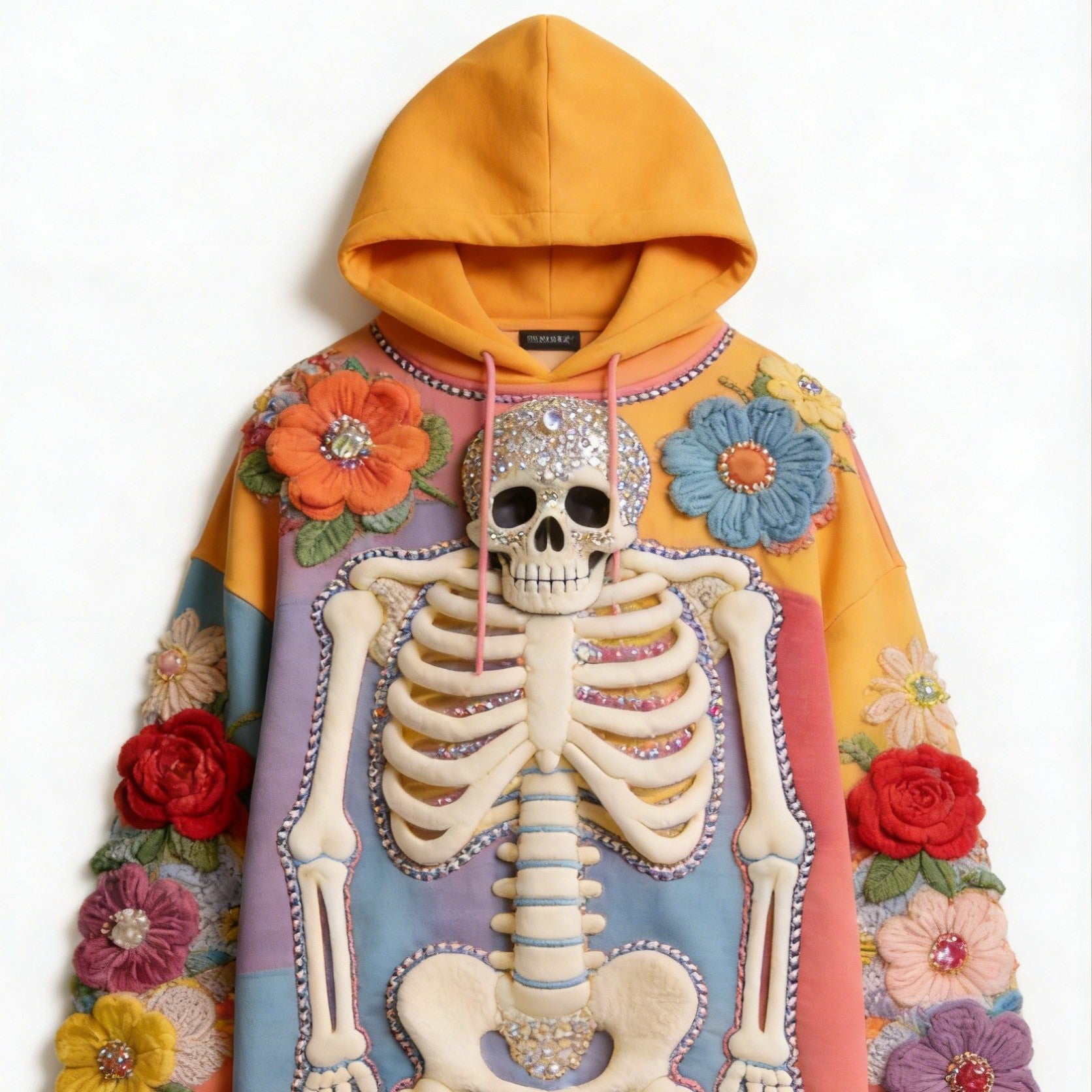 Fashion Casual Printed Polyester Sweater