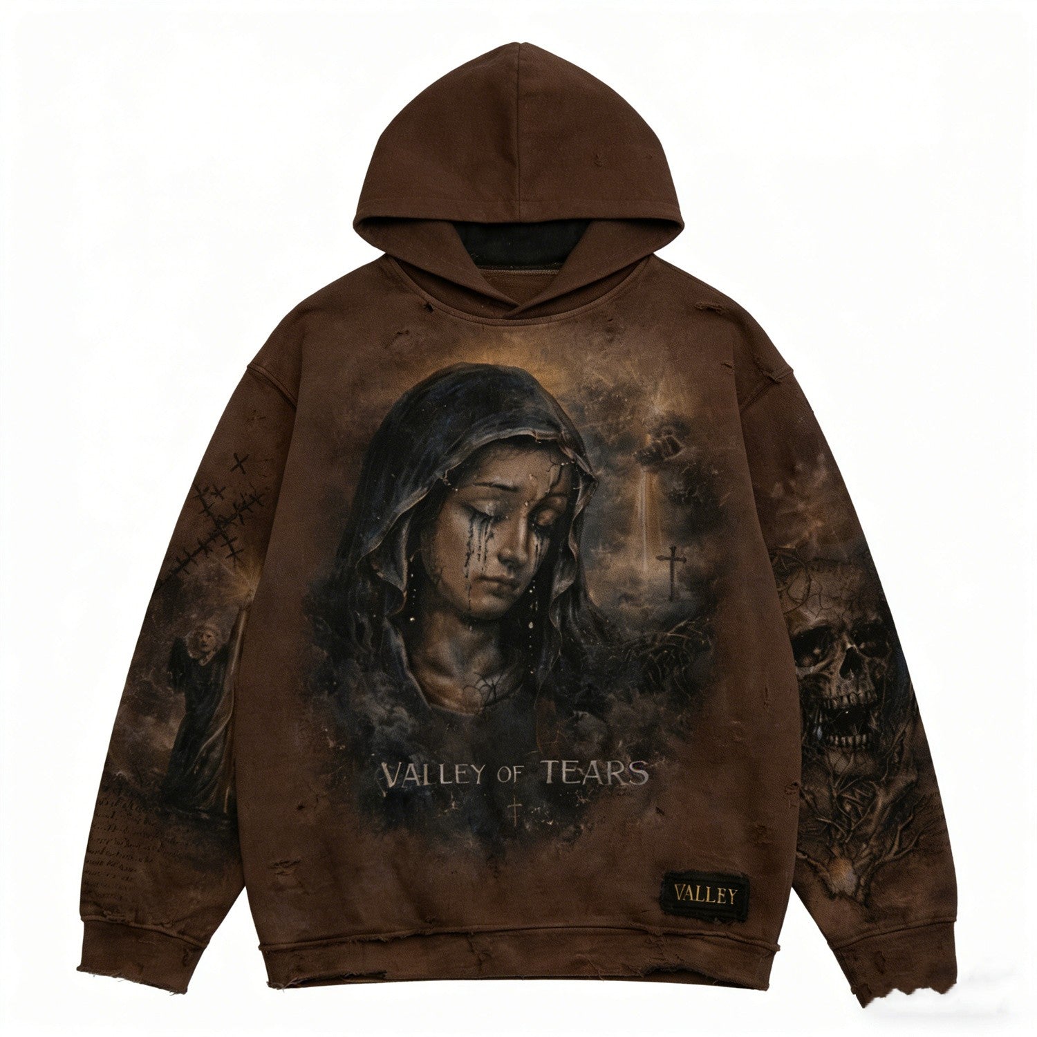 Fashion Casual Printed Polyester Sweater