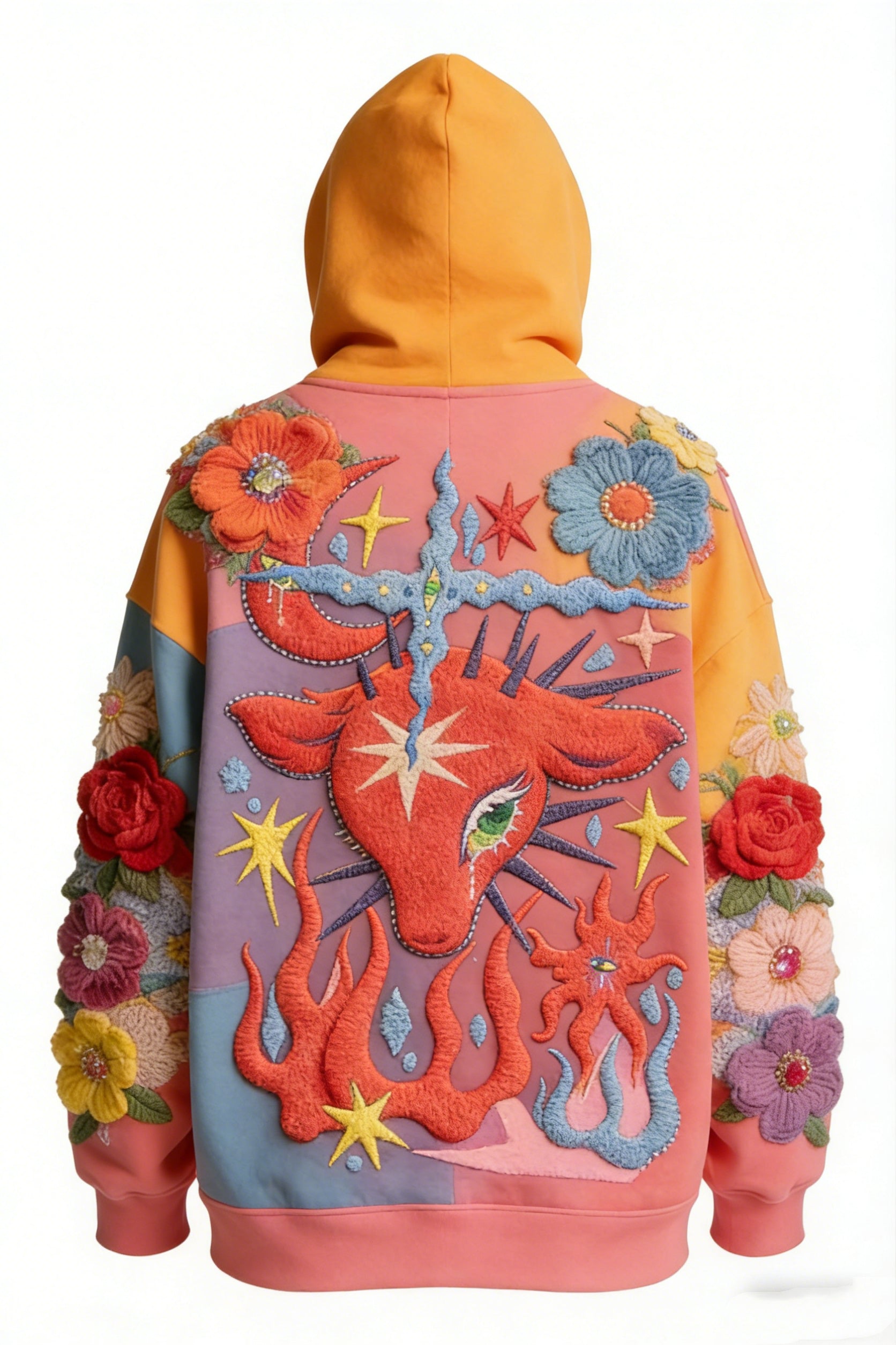 Fashion Casual Printed Polyester Sweater